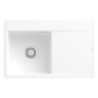 Lavello incasso Villeroy & Boch Subway Style 45 FLAT, scarico con azionamento manuale, vasca a sinistra