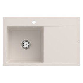 Lavello incasso Villeroy & Boch Subway Style 45 FLAT, scarico con azionamento manuale, vasca a sinistra
