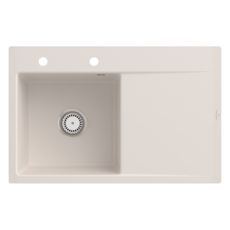Lavello incasso Villeroy & Boch Subway Style 45 FLAT, scarico con azionamento manuale, vasca a sinistra