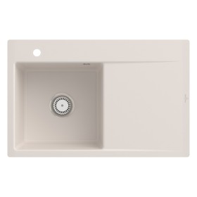 Lavello incasso Villeroy & Boch Subway Style 45 FLAT, scarico con azionamento manuale, vasca a sinistra