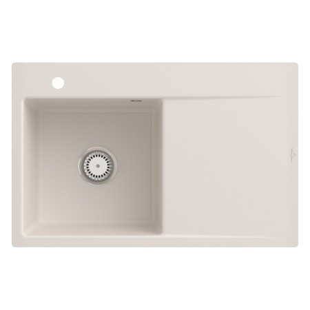 Lavello incasso Villeroy & Boch Subway Style 45 FLAT, scarico con azionamento manuale, vasca a sinistra
