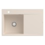 Lavello incasso Villeroy & Boch Subway Style 45 FLAT, scarico con azionamento manuale, vasca a sinistra