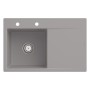 Lavello incasso Villeroy & Boch Subway Style 45 FLAT, scarico con azionamento manuale, vasca a sinistra