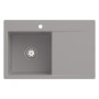 Lavello incasso Villeroy & Boch Subway Style 45 FLAT, scarico con azionamento manuale, vasca a sinistra