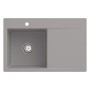 Lavello incassato Villeroy & Boch Subway Style 45 FLAT, scarico con azionamento manuale, vasca a sinistra