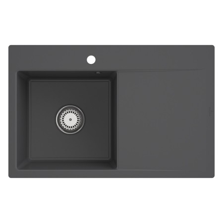 Lavello incasso Villeroy & Boch Subway Style 45 FLAT, scarico con azionamento manuale, vasca a sinistra