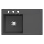 Lavello incasso Villeroy & Boch Subway Style 45 FLAT, scarico con azionamento manuale, vasca a sinistra