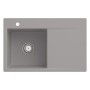 Lavello incasso Villeroy & Boch Subway Style 45 FLAT, scarico con azionamento manuale, vasca a sinistra