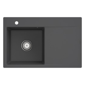 Lavello incasso Villeroy & Boch Subway Style 45 FLAT, scarico con azionamento manuale, vasca a sinistra