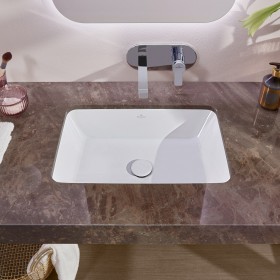 Villeroy & Boch Architectura Lavabo sottopiano 62 x 42 cm rettangolare, senza troppopieno, non levigato