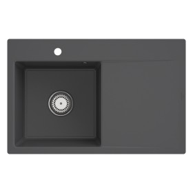 Lavello incasso Villeroy & Boch Subway Style 45 FLAT, scarico con azionamento manuale, vasca a sinistra