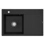 Lavello incasso Villeroy & Boch Subway Style 45 FLAT, scarico con azionamento manuale, vasca a sinistra