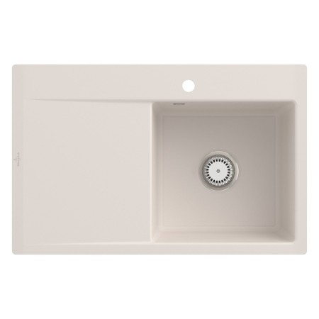 Lavello incasso Villeroy & Boch Subway Style 45 FLAT, scarico con azionamento a distanza, vasca a destra
