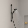 Système de douche Villeroy & Boch Taro avec barre de douche, pomme de douche et mitigeur encastré - vue technique