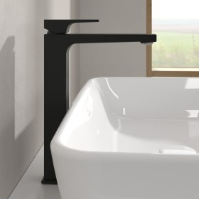 Robinet de lavabo monocommande surélevé Villeroy & Boch Taro avec bonde