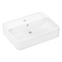 hansgrohe Xuniva Q Aufsatzwaschtisch 60 x 45 cm, mit 1 Hahnloch und Überlauf - Detailansicht
