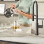 Villeroy & Boch Subway Style 45 Einbauspüle, Ablaufgarnitur mit Handbetätigung, Becken links - Detailansicht