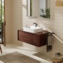 hansgrohe Xuniva Q Aufsatzwaschtisch 60 x 45 cm, mit 1 Hahnloch und Überlauf - technische Ansicht