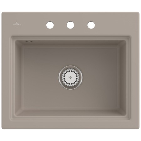 Villeroy & Boch Subway Style 60 S Einbauspüle, Ablaufgarnitur mit Handbetätigung, inkl. Abtropfgitter