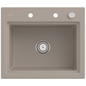 Villeroy & Boch Subway Style 60 S Einbauspüle, Ablaufgarnitur mit Excenterbetätigung, inkl. Abtropfgitter