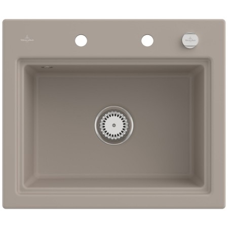 Villeroy & Boch Subway Style 60 S Einbauspüle, Ablaufgarnitur mit Excenterbetätigung, inkl. Abtropfgitter