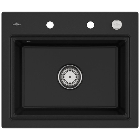 Villeroy & Boch Subway Style 60 S Einbauspüle, Ablaufgarnitur mit Excenterbetätigung, inkl. Abtropfgitter