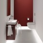 WC mural LAUFEN PRO Compact à chasse d'eau en profondeur sans rebord de rinçage - vue détaillée