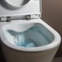 WC mural LAUFEN PRO Compact à chasse d'eau en profondeur sans rebord de rinçage - vue détaillée