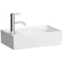Vasque à main asymétrique LAUFEN Kartell 46 x 28 cm avec 1 trou pour robinet