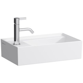 Vasque à main asymétrique LAUFEN Kartell 46 x 28 cm avec 1 trou pour robinet