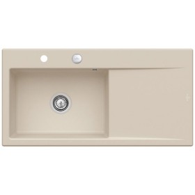 Villeroy & Boch Subway Style 60 Einbauspüle, Ablaufgarnitur mit Excenterbetätigung, Becken links