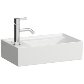 Lavabo Kartell LAUFEN 46 x 28 cm avec 1 trou de robinet, banque de robinets à gauche
