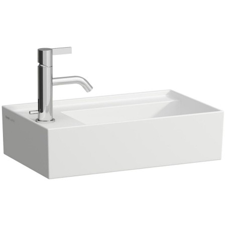 Lavabo Kartell LAUFEN 46 x 28 cm avec 1 trou de robinet, banque de robinets à gauche