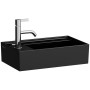 Vasque à main LAUFEN Kartell 46 x 28 cm avec 1 trou de robinet, banque de robinetterie à gauche