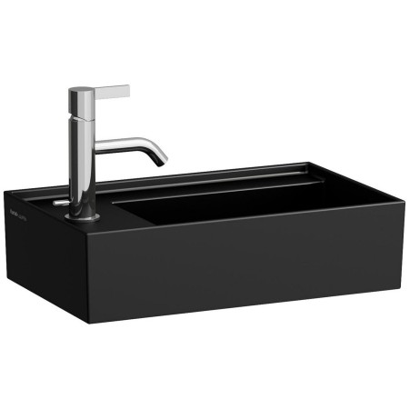 Vasque à main LAUFEN Kartell 46 x 28 cm avec 1 trou de robinet, banque de robinetterie à gauche