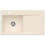 Lavello incasso Villeroy & Boch Subway Style 50 FLAT, scarico con azionamento manuale, vasca a sinistra