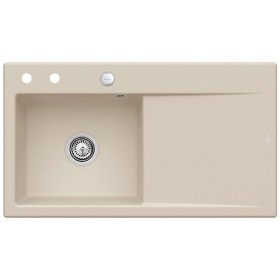 Villeroy & Boch Subway Style 50 Einbauspüle, Ablaufgarnitur mit Excenterbetätigung, Becken links