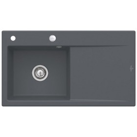 Villeroy & Boch Subway Style 50 Einbauspüle, Ablaufgarnitur mit Excenterbetätigung, Becken links