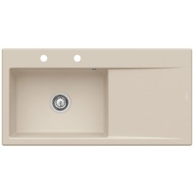 Villeroy & Boch Subway Style 60 Einbauspüle, Ablaufgarnitur mit Handbetätigung, Becken links