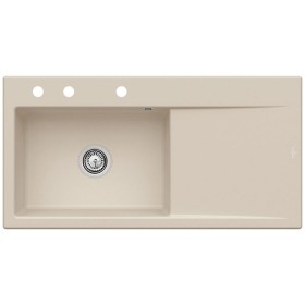 Villeroy & Boch Subway Style 60 Einbauspüle, Ablaufgarnitur mit Handbetätigung, Becken links