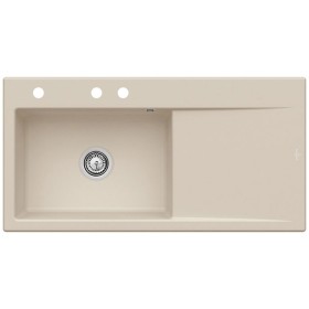 Villeroy & Boch Subway Style 60 Einbauspüle, Ablaufgarnitur mit Handbetätigung, Becken links