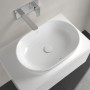 Villeroy & Boch Architectura Aufsatzwaschbecken oval 60 x 40 x 15,5 cm, mit Überlauf, ungeschliffen - Detailansicht