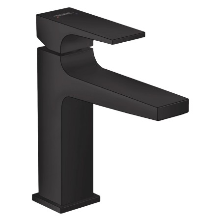 Mitigeur de lavabo monocommande hansgrohe Metropol 110 avec levier et bonde Push-Open