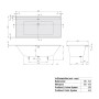 Vasca da bagno incassata Villeroy & Boch Collaro 190 x 90 cm