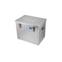Alutec Aluminium-Riffelblechbox R120 l - technische Ansicht