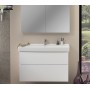 Villeroy & Boch Collaro Schrankwaschtisch 100 cm mit Überlauf, 1 Hahnloch - technische Ansicht