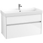 Villeroy & Boch Collaro Schrankwaschtisch 100 cm mit Überlauf, 1 Hahnloch - Produktansicht