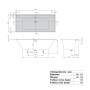 Vasca da bagno incassata Villeroy & Boch Collaro 170 x 75 cm