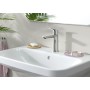 Robinetterie de lavabo à levier unique hansgrohe Logis 110 Fine avec bonde à tirette - vue détaillée