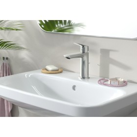 Rubinetto monocomando per lavabo hansgrohe Logis 110 Fine con tappo a stelo